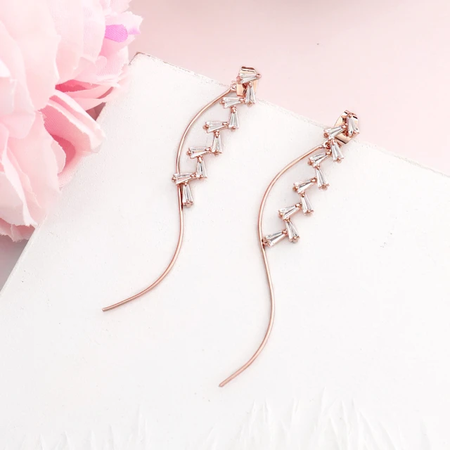 長條耳環圓臉顯瘦女韓版個性幾何長方體耳釘網紅飾品 歷史價格詳細信息