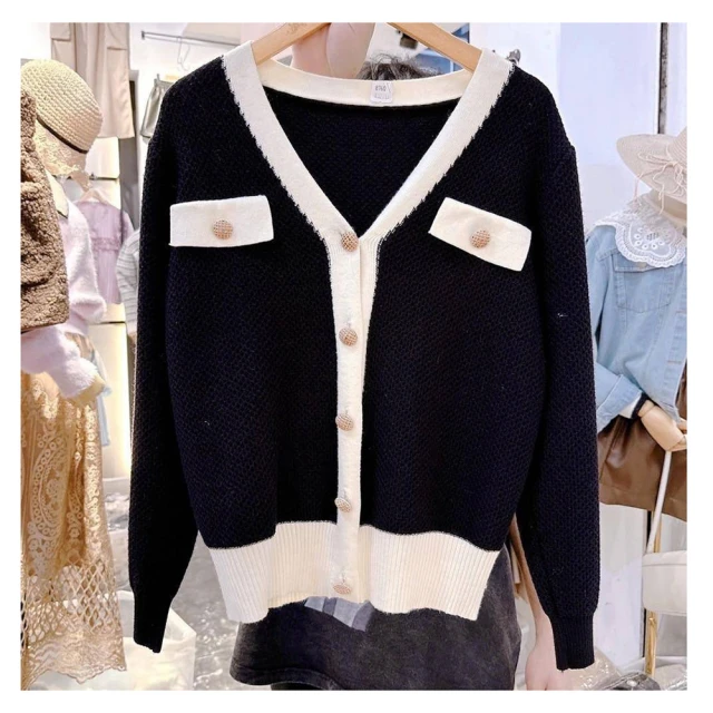 【BBHONEY】韓風厚磅愛心針織縮腰外套(秋冬新款) 歷史價格詳細信息