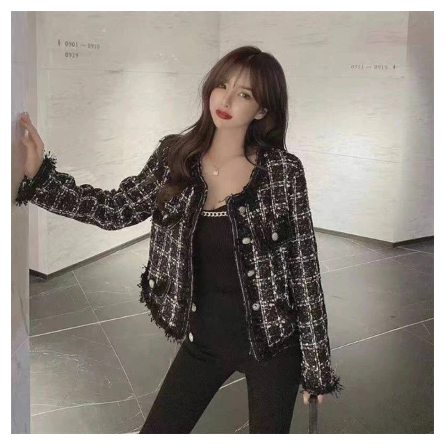 【BBHONEY】氣質小香風百搭休閒西裝外套(網美必備款) 歷史價格詳細信息