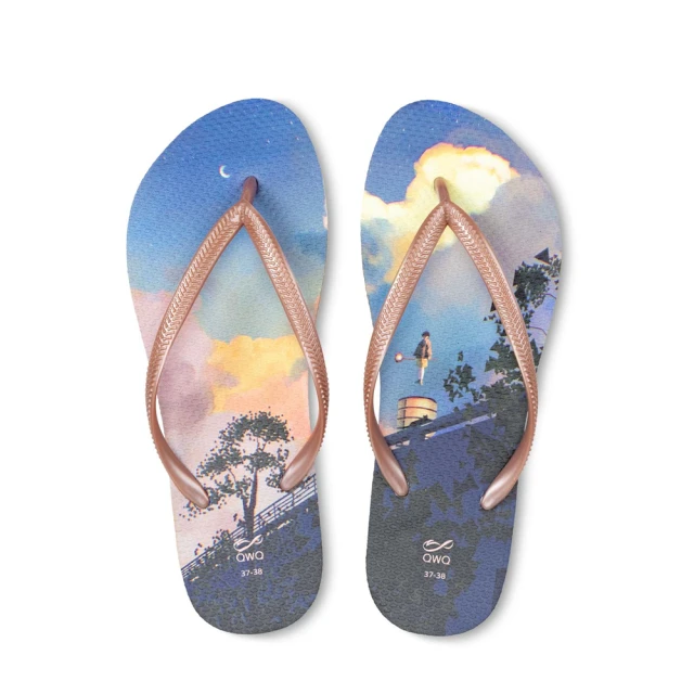 【QWQ】女款 夾腳拖 露台上的波麗 火之國 防滑防水 室外拖鞋 人字拖 雨鞋 MIT(AIPL) 歷史價格詳細信息