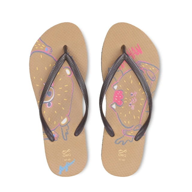 【QWQ】女款 夾腳拖 露台上的波麗 火之國 防滑防水 室外拖鞋 人字拖 雨鞋 MIT(AIPL) 歷史價格詳細信息