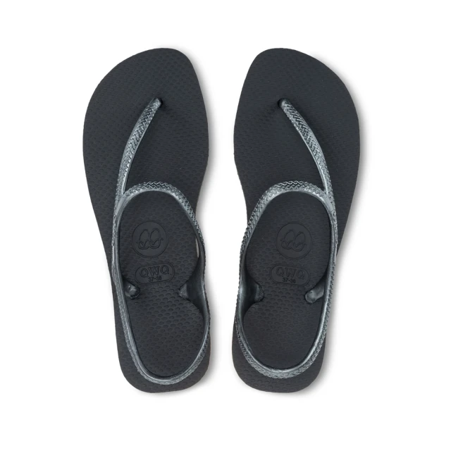 【QWQ】綁帶羅馬涼鞋-Elegant交叉露趾涼拖鞋-防滑防水雨鞋-曜石黑-灰鞋帶 MIT(GGAA) 歷史價格詳細信息