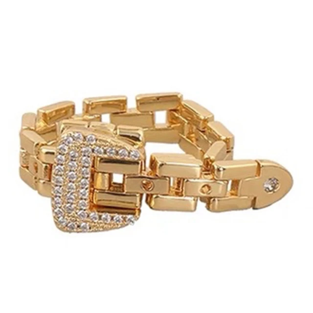 美式水鑽戒指 純原 24新品水晶鉆飾開口k金銀色樹葉葉子葉片戒指 賣場2件9折3件8折特價無折 歷史價格詳細信息