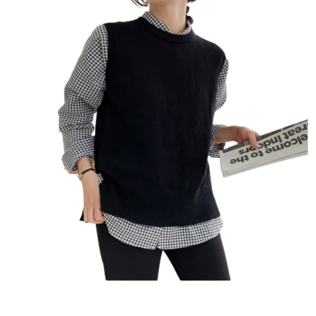 【Jisen】氣質系蕾絲拼接針織上衣(M-XL) 歷史價格詳細信息