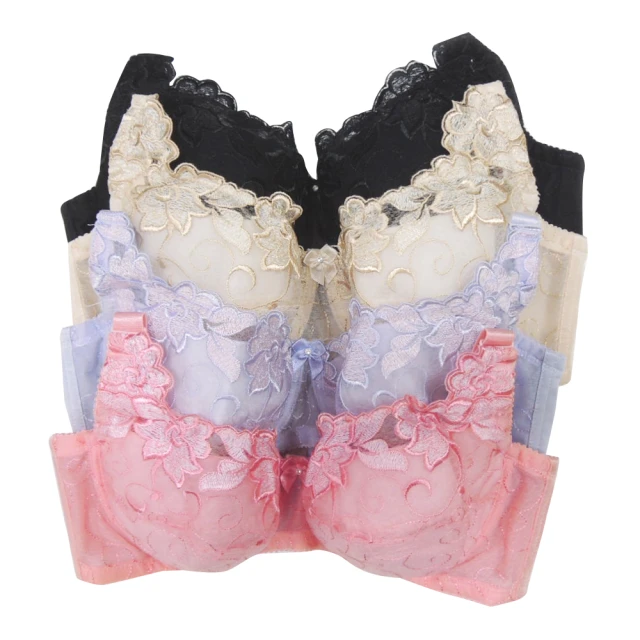 【魔莉莎】2套組 台灣製日落之花涼感集中高脅邊防副乳水餃口袋設計機能內衣(S32) 歷史價格詳細信息