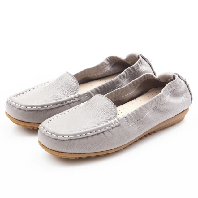 G.Ms. 莫卡辛軟Q蝴蝶結全真皮平底豆豆鞋-俏麗桃35碼 歷史價格詳細信息