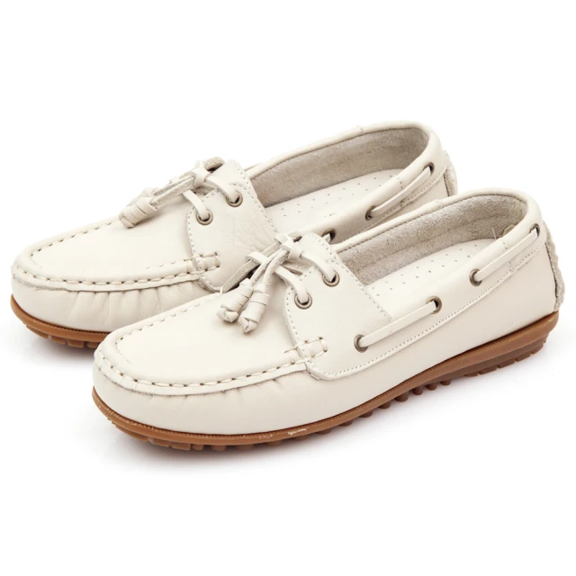 【G.Ms.】MIT情侶鞋系列-軟Q水洗牛皮深口莫卡辛休閒鞋(黑色/灰色/米白) 歷史價格詳細信息