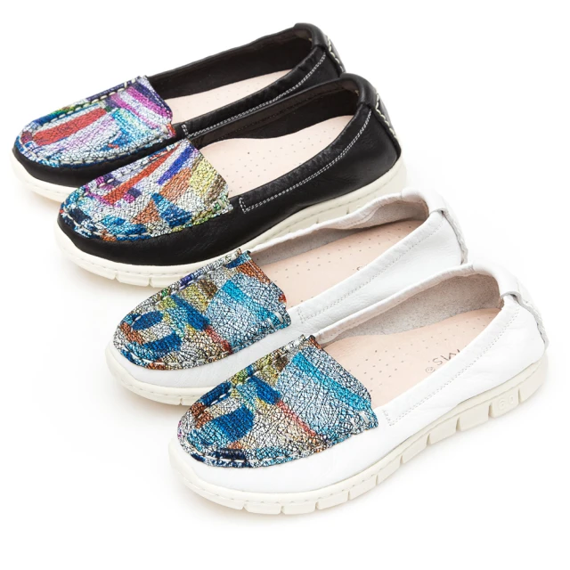 G.Ms.MIT系列-變形蟲印花牛皮莫卡辛鞋-百搭米 歷史價格詳細信息