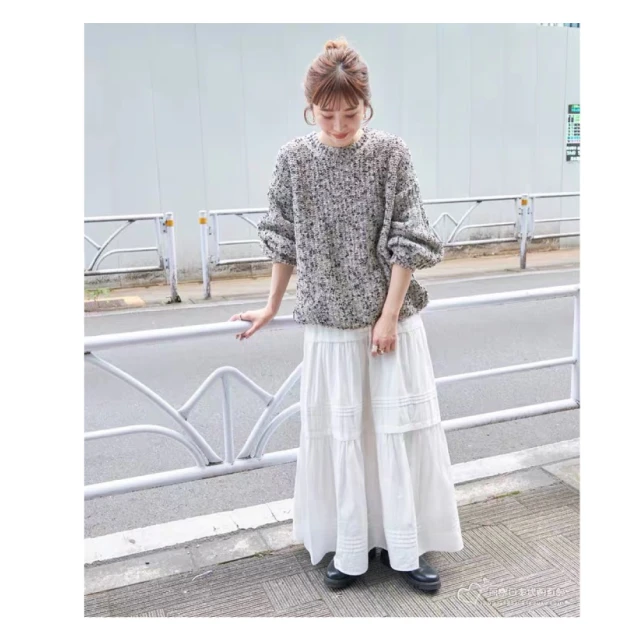 【illi】現貨 性感露腰短版長袖彈性條紋針上衣 針織衫 歷史價格詳細信息