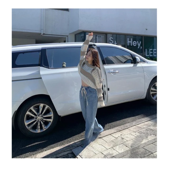 【illi】現貨 性感露腰短版長袖彈性條紋針上衣 針織衫 價格比較,價格查詢,歷史價格詳細信息