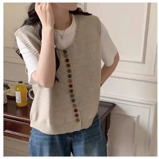 【illi】現貨 交叉美背造型細肩帶背心 無袖有胸墊背心上衣 歷史價格詳細信息