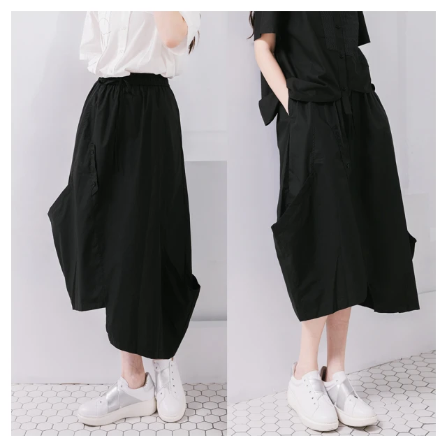 iNio 衣著美學 不規則下擺 短袖洋裝 連衣裙-現貨快出【C2W3025】 歷史價格詳細信息