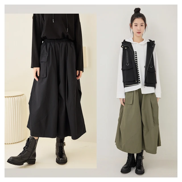 【iNio 衣著美學】長裙 夏新品 現貨 丹寧拼接風 鬆緊腰 A字裙(CDW2123) 歷史價格詳細信息
