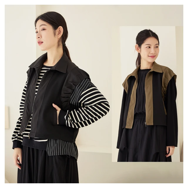 iNio 衣著美學 外套 現貨 棉質拼接 運動風 短版外套 CCW4509 歷史價格詳細信息