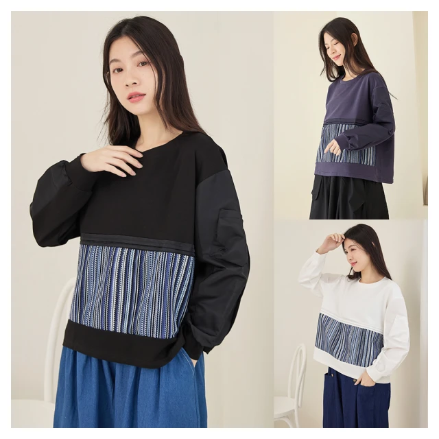 【iNio 衣著美學】長袖上衣 秋冬新品 現貨 材質拼接 不對稱下襬 圓領 長袖棉T(CDW1755) 歷史價格詳細信息