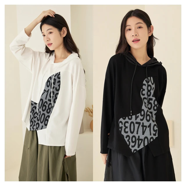 【iNio 衣著美學】長袖上衣 秋冬新品 現貨 材質拼接 不對稱下襬 圓領 長袖棉T(CDW1755) 歷史價格詳細信息