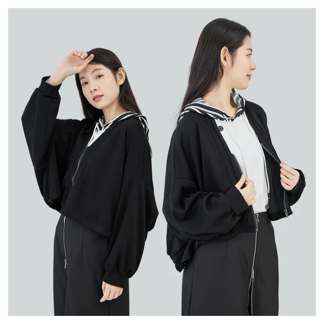 iNio 衣著美學 外套 現貨 棉質拼接 運動風 短版外套 CCW4509 歷史價格詳細信息