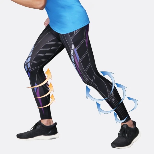 【FREEZONE】現貨 石墨烯磨毛保暖 緊身壓力長褲 男款-100型(基礎支撐機能壓縮/慢跑登山運動/遠紅外線保溫) 歷史價格詳細信息