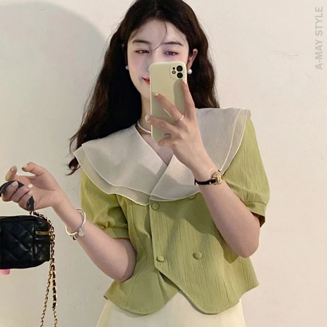 【Amay Style 艾美時尚】上衣 中大尺碼女裝 防曬 中長版韓系設計慵懶風顯瘦長袖襯衫。S-2XL(4色.預購) 歷史價格詳細信息