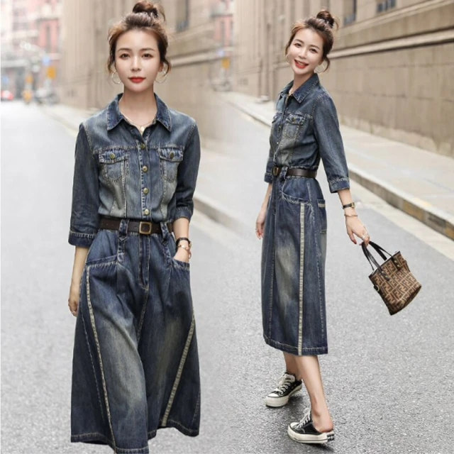 【艾美時尚】雙12 中大尺碼女裝 連帽外套 丹寧 休閒牛仔大口袋連帽長版外套。M-4XL(藍.現貨+預購) 歷史價格詳細信息