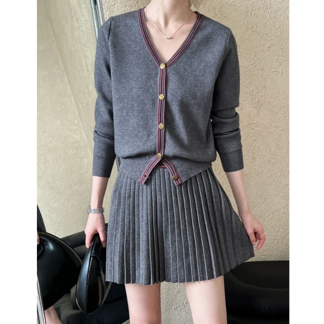 【UniStyle】編織長袖外套 圓領清新小香風 女 ZMC005-W06(淺藍) 歷史價格詳細信息