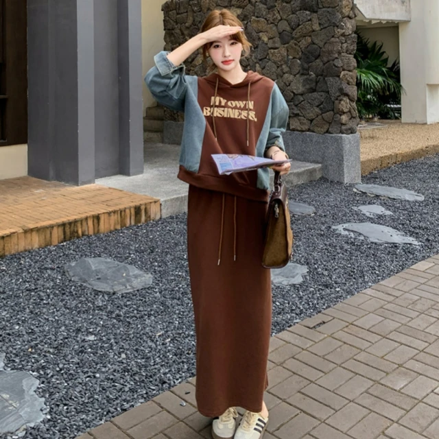 【UniStyle】2件套純色背心豎條紋長袖襯衫洋裝 法式都會風 女 ZM302-TZ407(兩件套) 歷史價格詳細信息