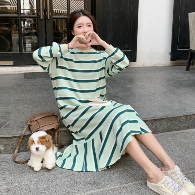 【UniStyle】清新長袖洋裝 格紋減齡風 女 ZM176-9030(黃) 歷史價格詳細信息