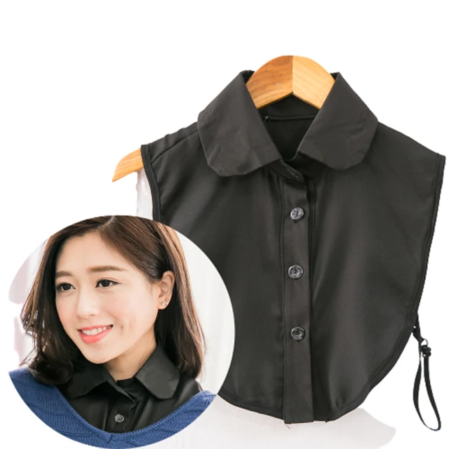 【lingling】韓風假襯衫領片領子PA2098-06(白圓領) 歷史價格詳細信息