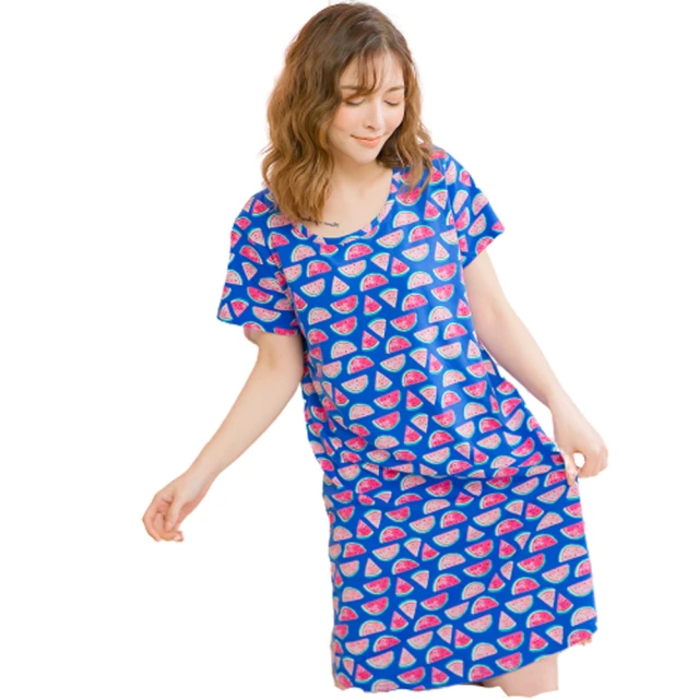 【lingling】PA4094全尺碼-條紋貓咪後綁帶上側開口哺乳孕婦短袖連身睡衣(沉穩深藍) 歷史價格詳細信息