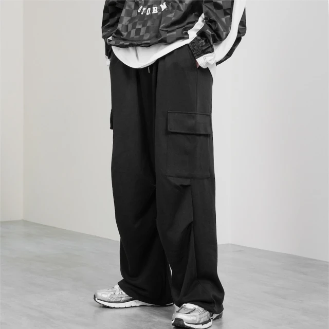 【AMERO】男女裝 工作休閒褲 彈力 水洗 拼接側邊撞色條 情侶款 共三色 歷史價格詳細信息