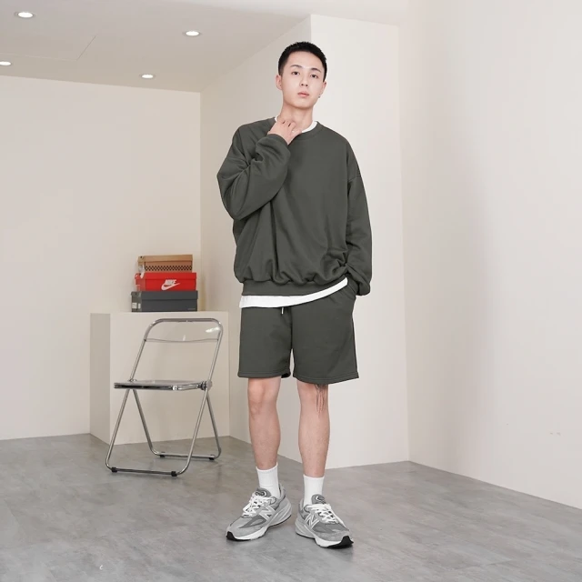 【AMERO】男裝 女裝 素面大學T套裝 三件組 情侶裝 歷史價格詳細信息