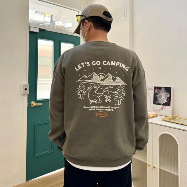 【AMERO】男裝 女裝 長袖刷毛大學T(男裝 女裝 長袖刷毛大學T 熊烤魚印花 情侶裝) 價格比較,價格查詢,歷史價格詳細信息