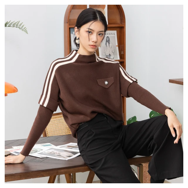 【MEDUSA 曼度莎】現貨-Icare 圖騰七分袖針織毛衣（F）｜女休閒上衣 女針織上衣(507-14301) 歷史價格詳細信息