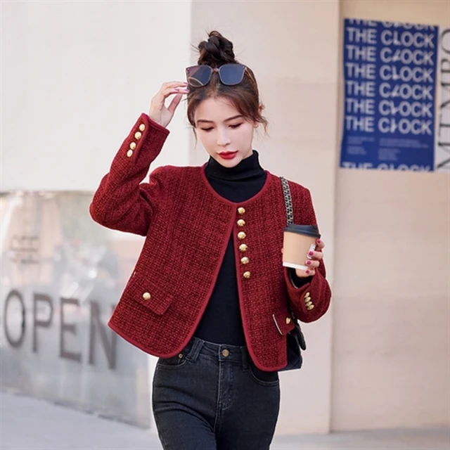 【BRIGA SING1806】BRIGA SING1806設計師款時尚洋氣百搭修身短款小香風西裝外套(SING1806) 歷史價格詳細信息