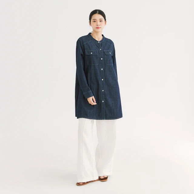 【Simply Yours 類似簡約】長版V領背心 藍F(長版V領背心) 歷史價格詳細信息