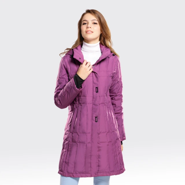 【SAMLIX山力士】JIS90%女防潑水保暖羽絨外套#34811(灰色.黑色.紫色) 歷史價格詳細信息