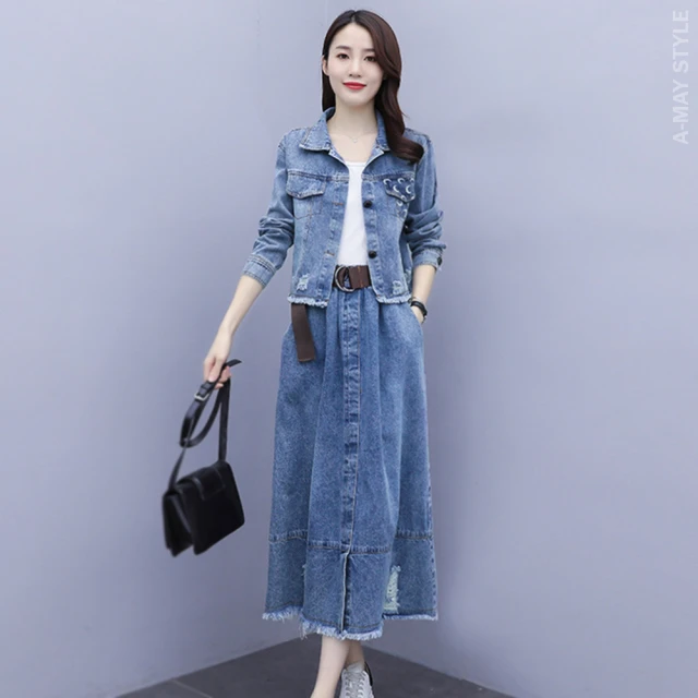 【艾美時尚】雙12 中大尺碼女裝 連帽外套 丹寧 休閒牛仔大口袋連帽長版外套。M-4XL(藍.現貨+預購) 歷史價格詳細信息