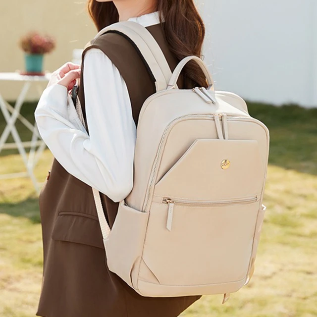 【MoonDy】包包女 後背包 電腦包 筆電包 尼龍後背包 大容量包包 韓國包包 大學生後背包 奶茶色包包 歷史價格詳細信息