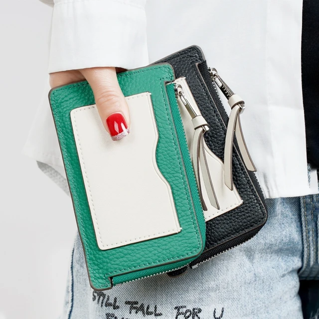 【MoonDy】短夾 卡夾 羊皮皮夾 卡包 手工皮夾 高級感 真皮卡夾 編織錢包 駕照夾 黑色皮夾 禮物 男短夾 歷史價格詳細信息