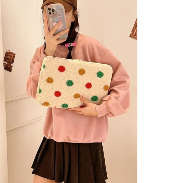 【巴黎精品】手拿包帆布電腦包(可愛花朵太空棉男女包包4色w1ac23) 歷史價格詳細信息