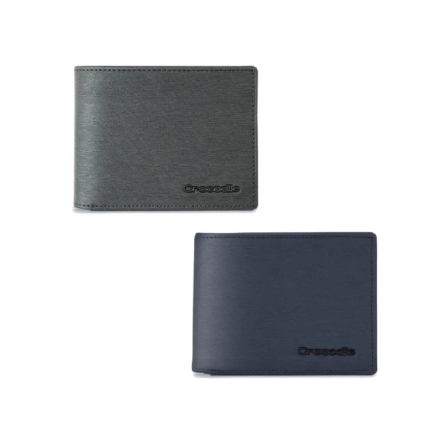 【Crocodile】鱷魚Wien雙鈔短夾／男用短夾／8卡片短夾 (黑-10404)【威奇包仔通】 歷史價格詳細信息