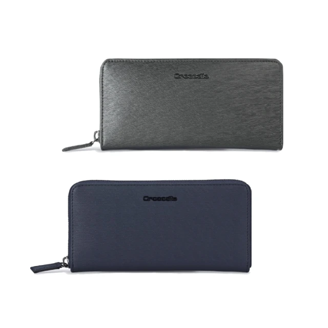 Crocodile 鱷魚皮件 真皮皮夾  Moore系列 12卡上翻2窗格 短夾-0103-09703-黑色-男夾推薦 歷史價格詳細信息