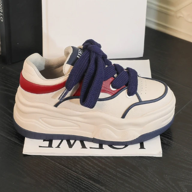 【JP Queen New York】酷炫網面拉鍊鬆糕厚底內增高短靴(3色可選) 歷史價格詳細信息