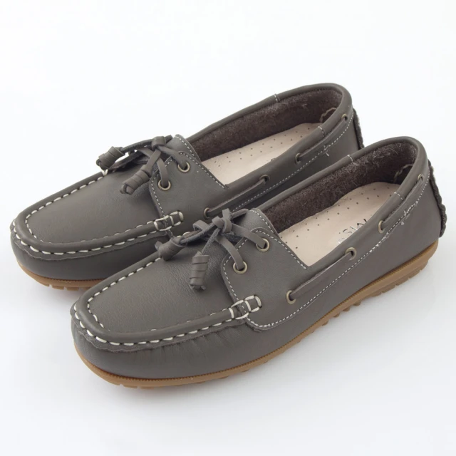 【G.Ms.】MIT情侶鞋系列-軟Q水洗牛皮深口莫卡辛休閒鞋(黑色/灰色/米白) 歷史價格詳細信息