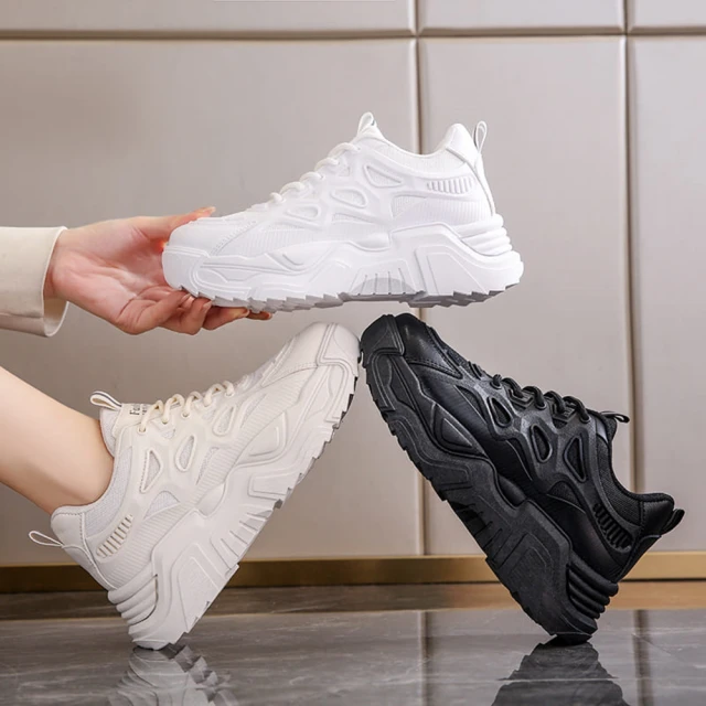 【白鳥麗子】休閒鞋 百搭拼接字母繫帶小白鞋 歷史價格詳細信息