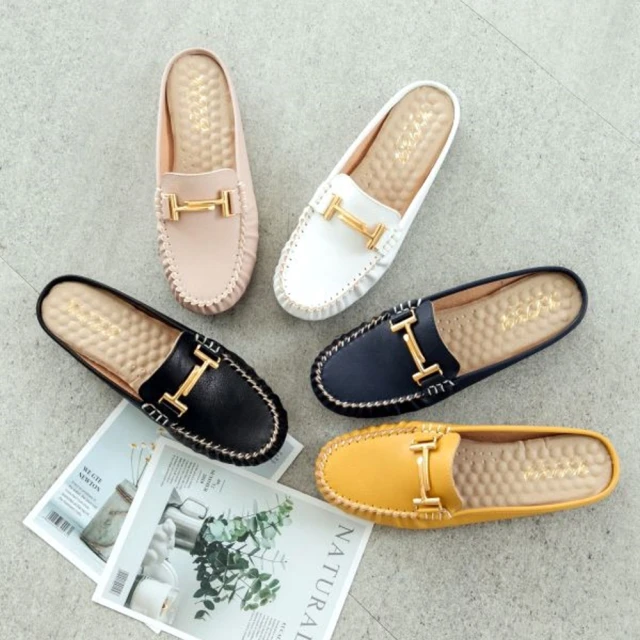 【白鳥麗子】豆豆鞋 MIT韓風質感布紋金飾扣平底樂福包鞋 歷史價格詳細信息