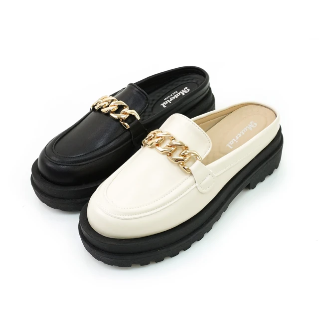 【MATERIAL 瑪特麗歐】女鞋 穆勒鞋 MIT一字鍊條穆勒跟鞋 T72512(穆勒鞋) 歷史價格詳細信息