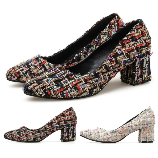 【baibeauty 白鳥麗子】MIT小香風菱格紋懶人鞋(訂製款厚底包鞋) 歷史價格詳細信息