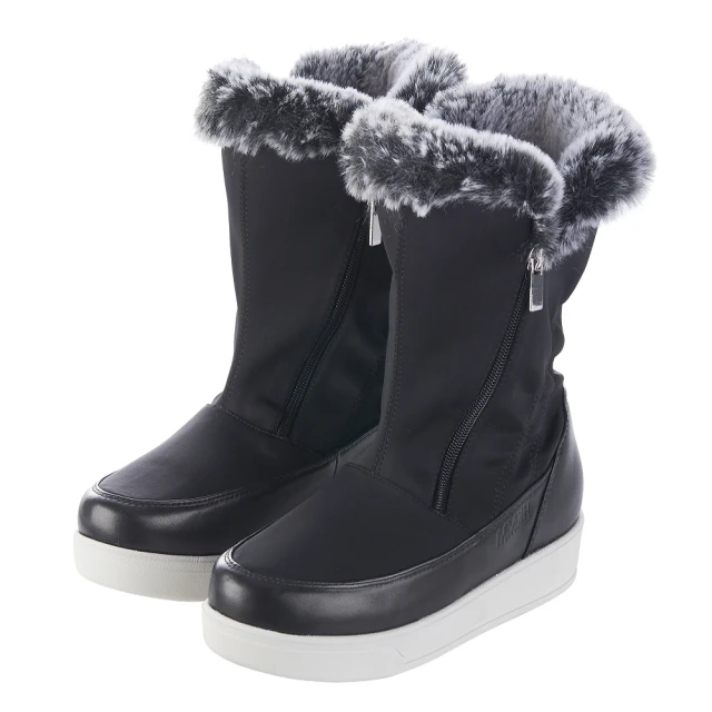 【MMHH】輕量防潑水布搭配真皮 - 鞋靴 - 墨綠(雙拉鍊好穿脫 舒適好走又輕盈) 歷史價格詳細信息