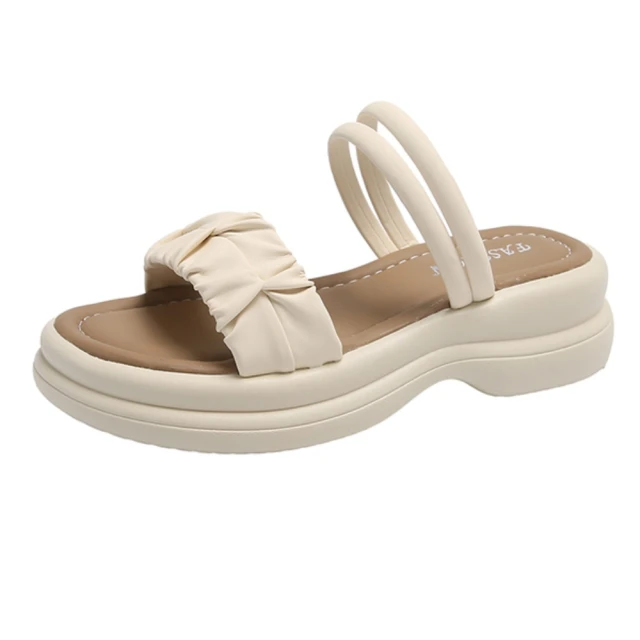 【白鳥麗子】兩穿涼拖鞋 MIT經典素面金屬繞帶夾腳涼鞋 歷史價格詳細信息